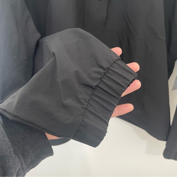 GAP Athletic GapFit Black Track 1/4 Zip Windbreaker Jacket XL - Picture 3 of 10